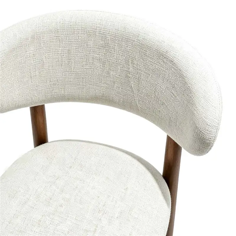 Solid Wood Linen Bar Chair