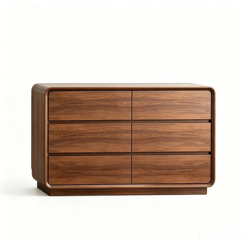Six-drawer solid wood cabinet(47.24