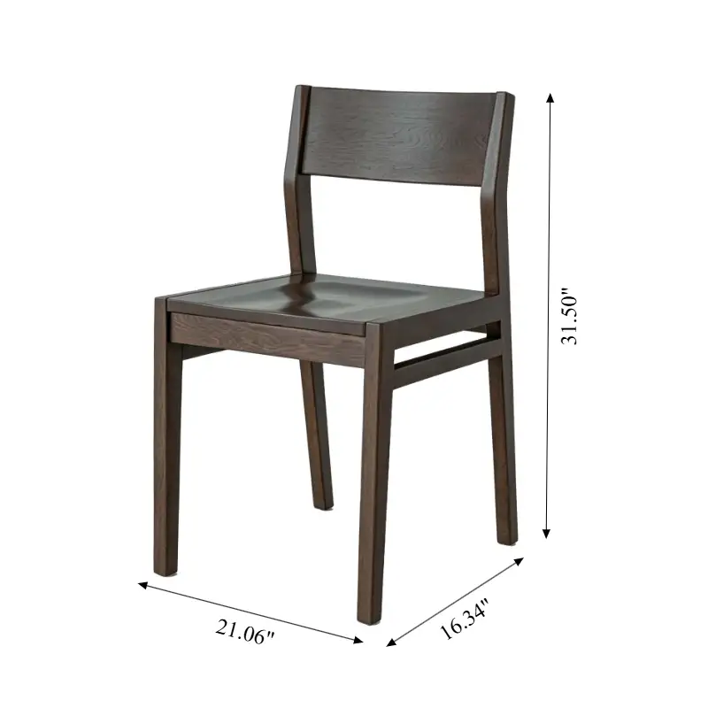 Solid wood dining chair(Set of 2)