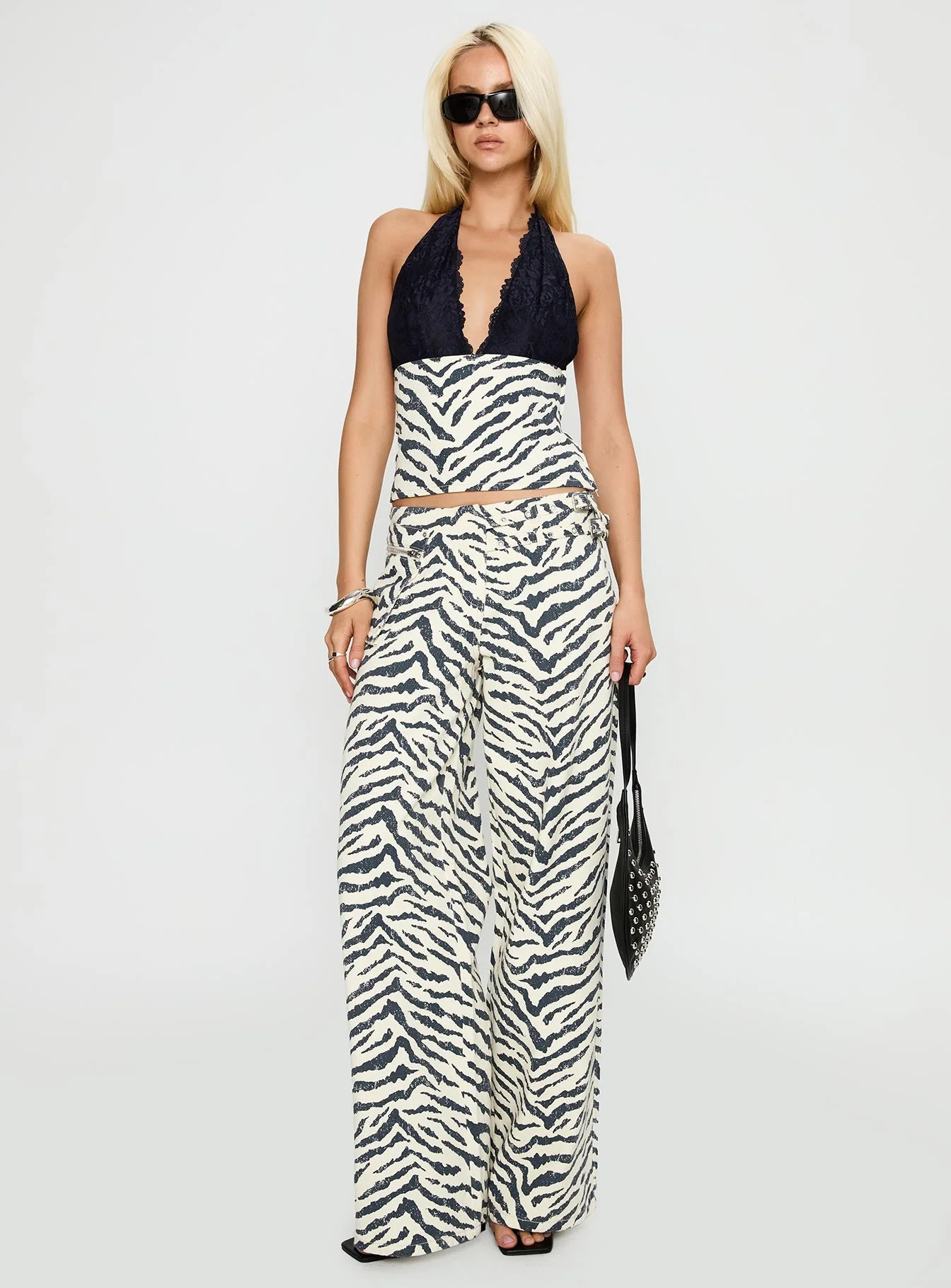 Paltrow Cargo Jeans Zebra