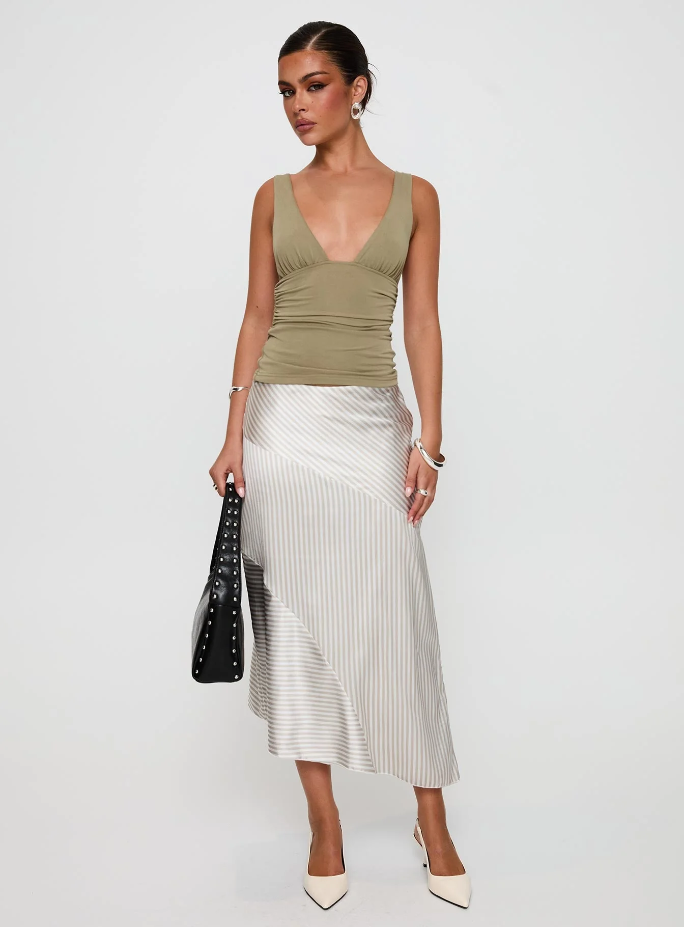 Sublime Ruched Top Green