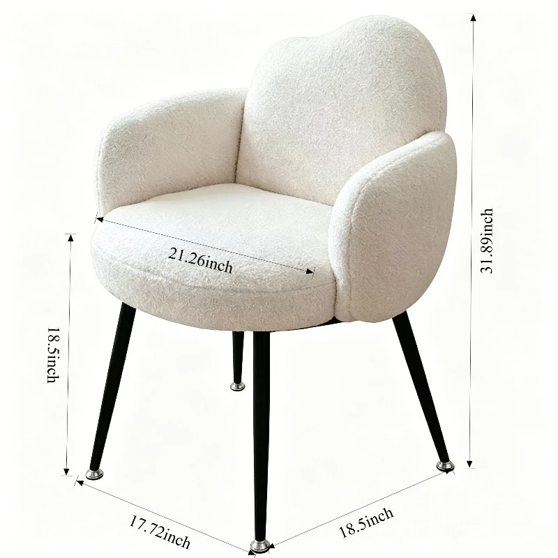 Cloud Fleece Makeup Chair