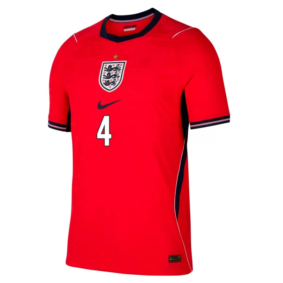 Rice #4 England Away Jersey World Cup 2026