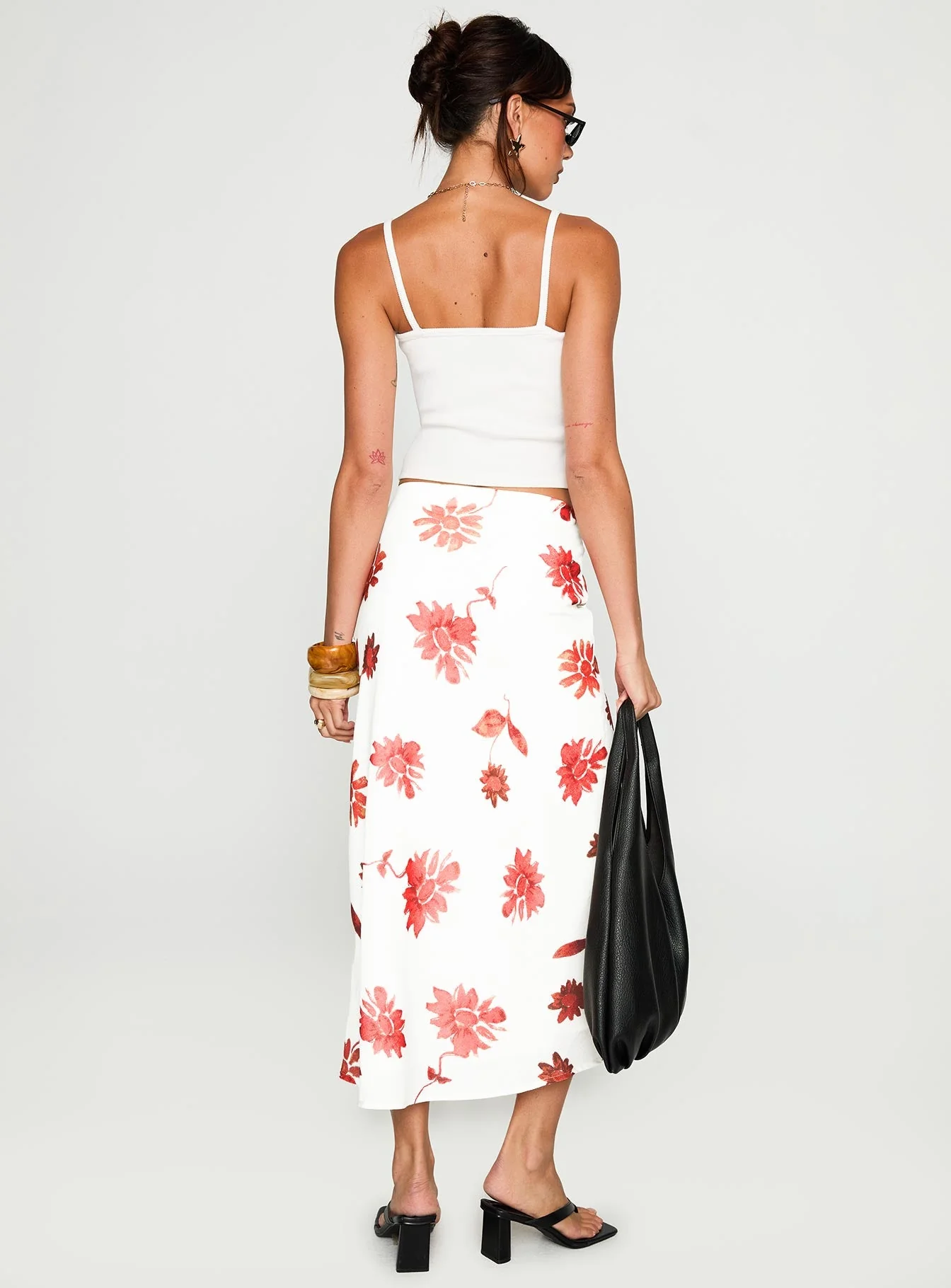 Sun Soaked Midi Skirt Multi