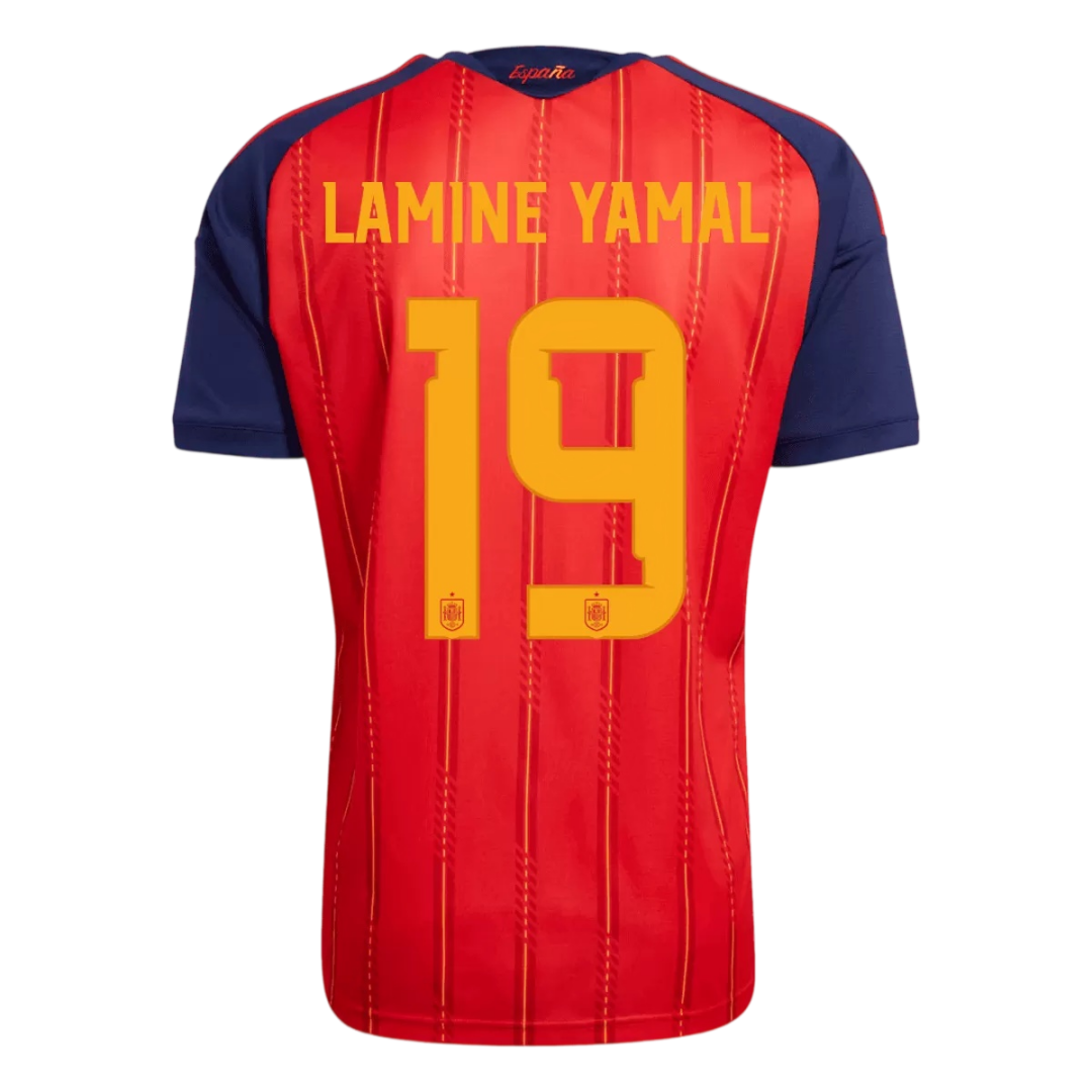 Lamine Yamal #19 Spain Home Jersey World Cup 2026
