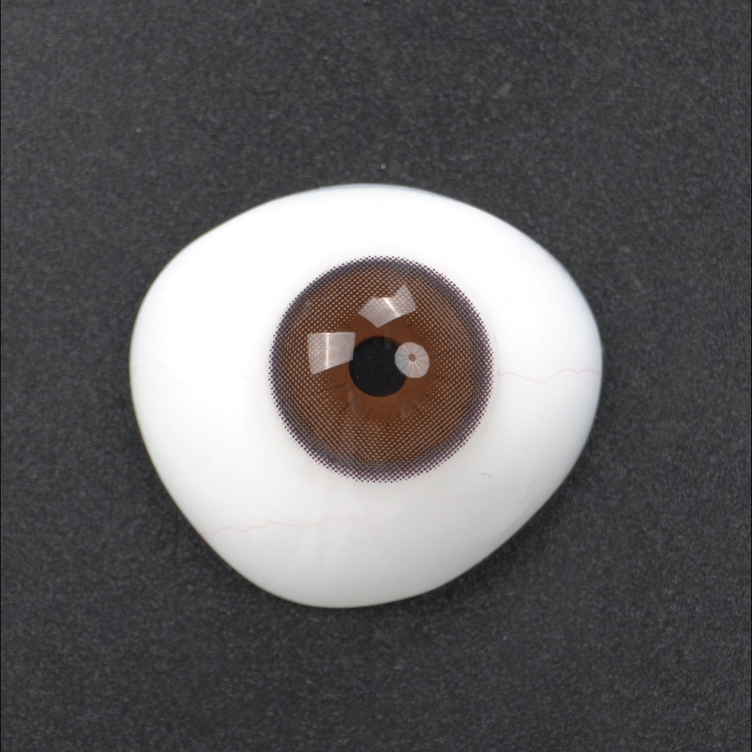 BONVIRO Velvet Cocoa Colored Contacts – Natural Muted Chocolate Lenses for Dark Eyes | 6 Months Wear