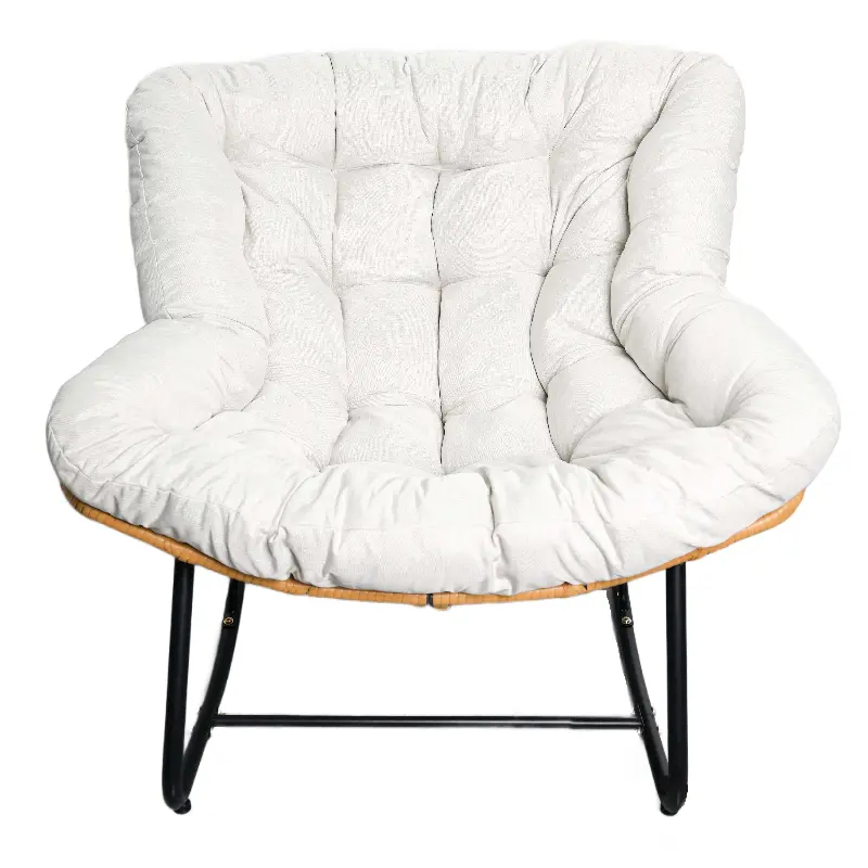 Wicker rocking chair, linen(39.76