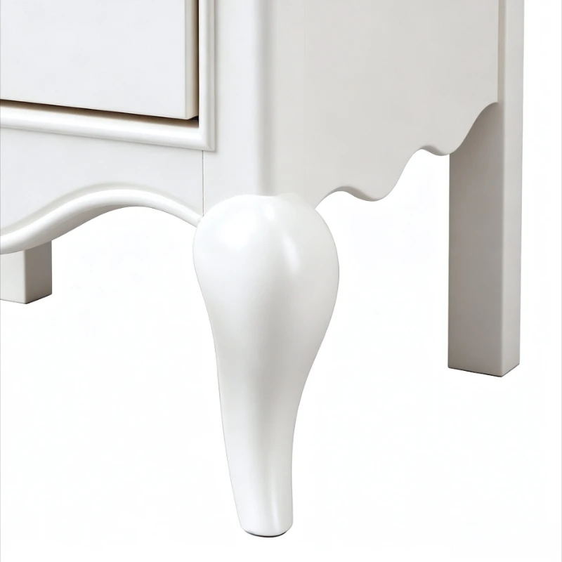 Carved Solid Wood Nightstand(21.65