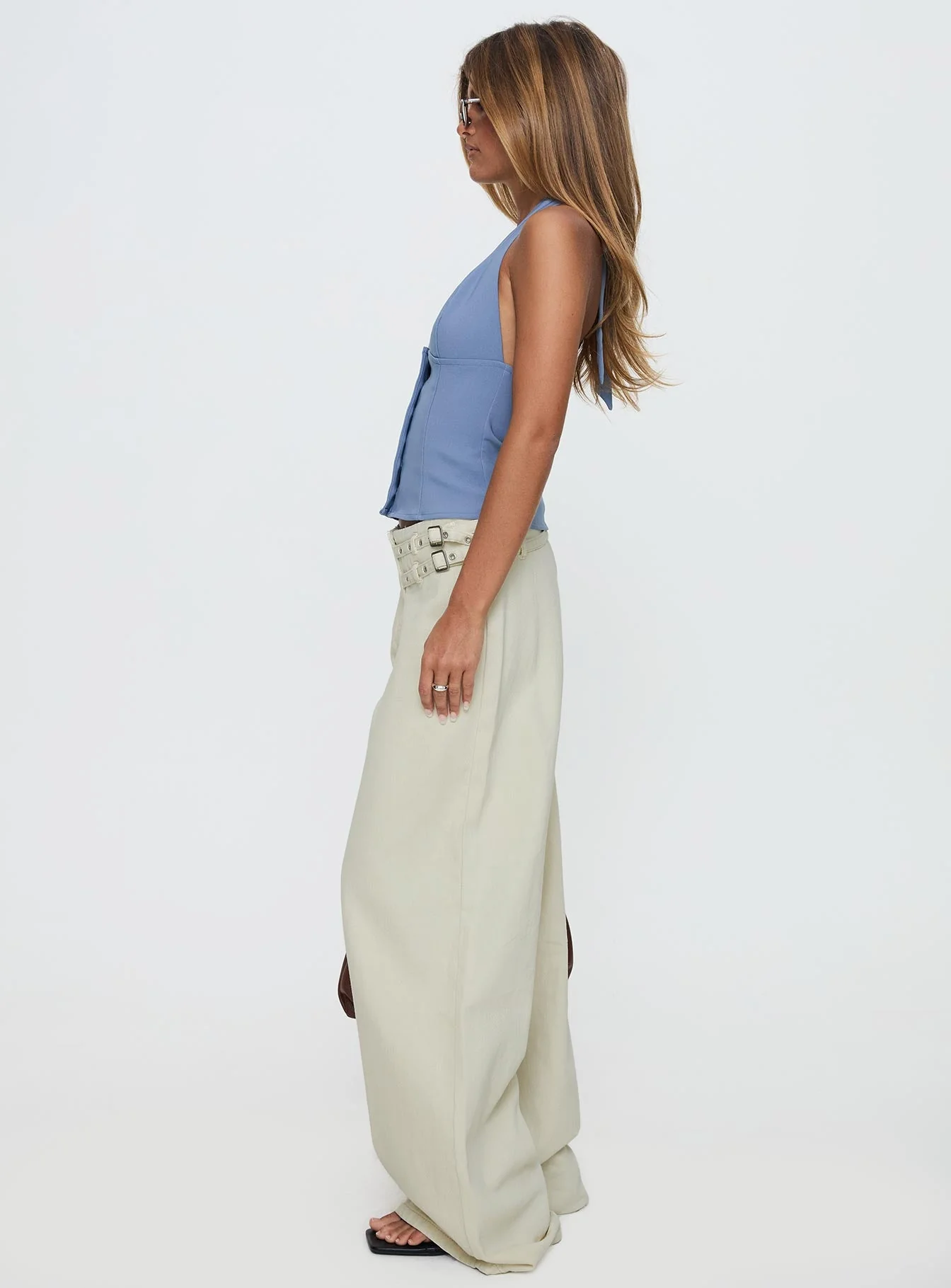 Paltrow Cargo Jeans Cream