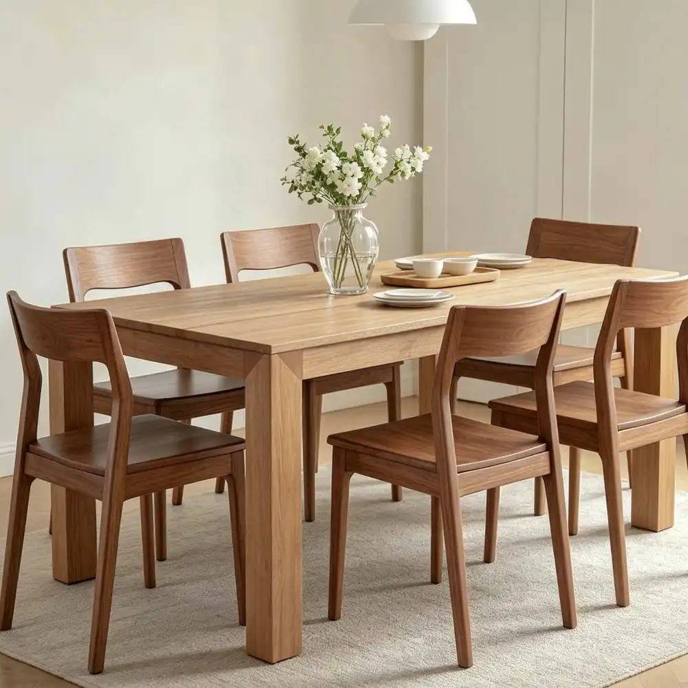 Cloud-Like Solid Wood Dining Chair for Cozy Modern Dining Rooms