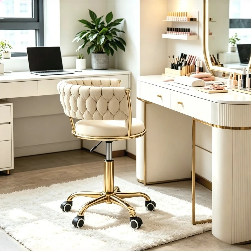 Velvet Five-Claw Bar Chair