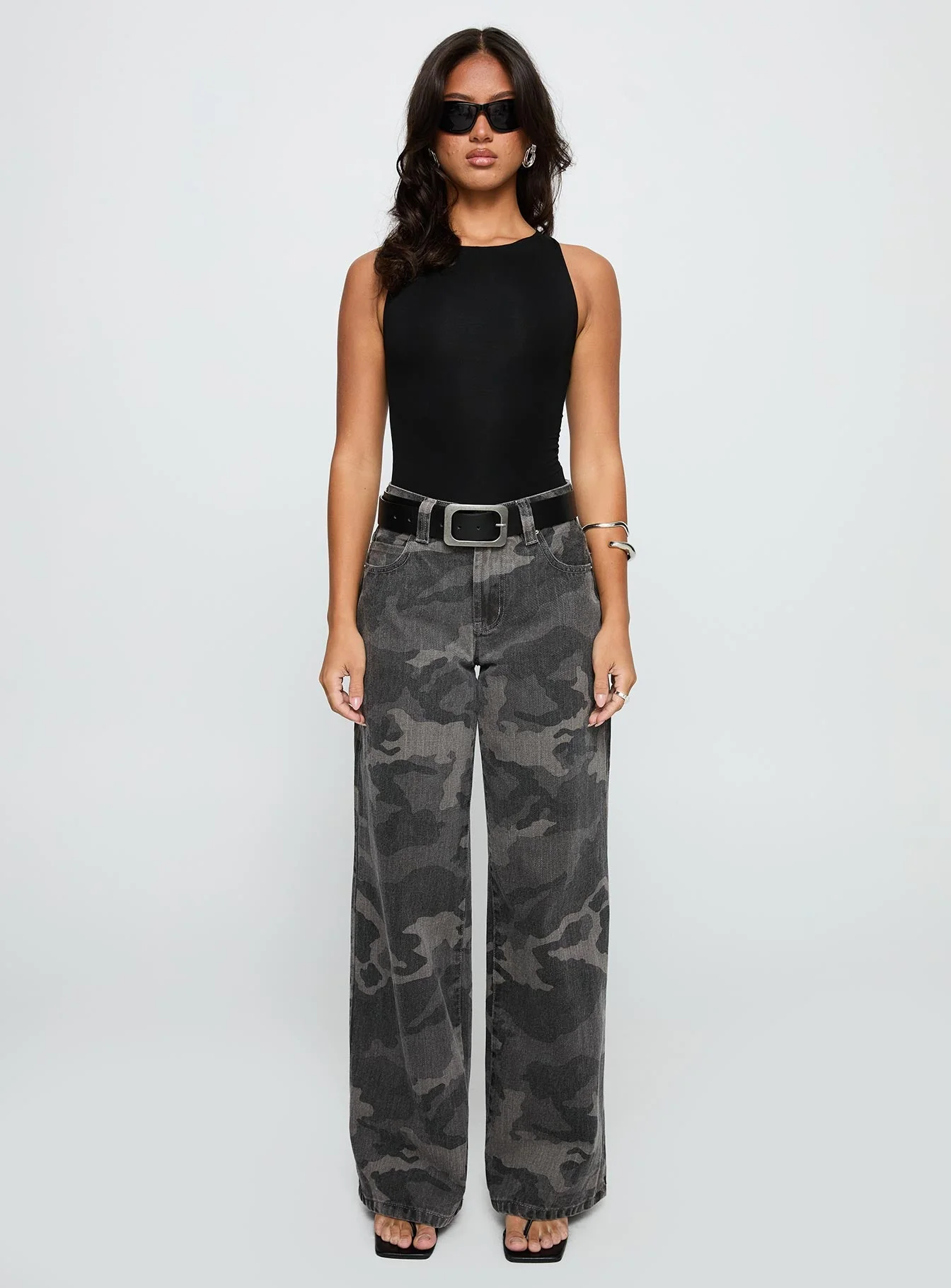 Majesty Tie Back Bodysuit Black