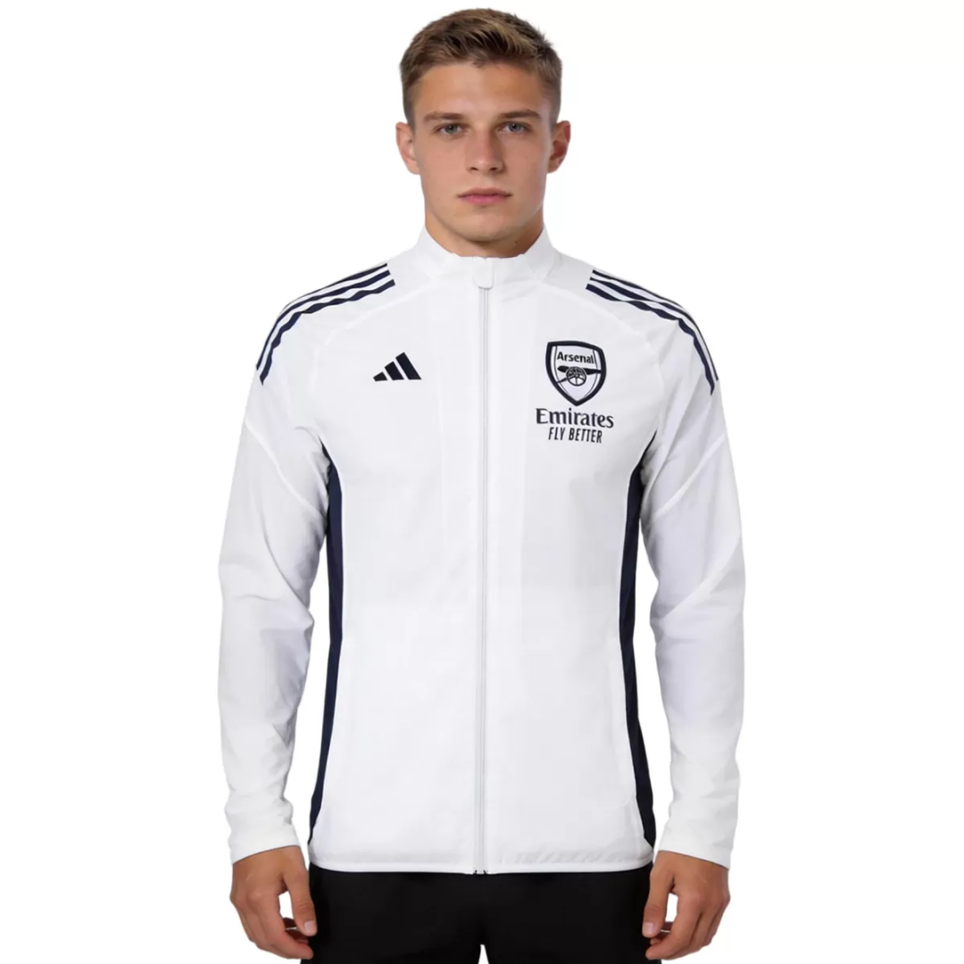 Arsenal Windbreaker Jacket White 2025/26