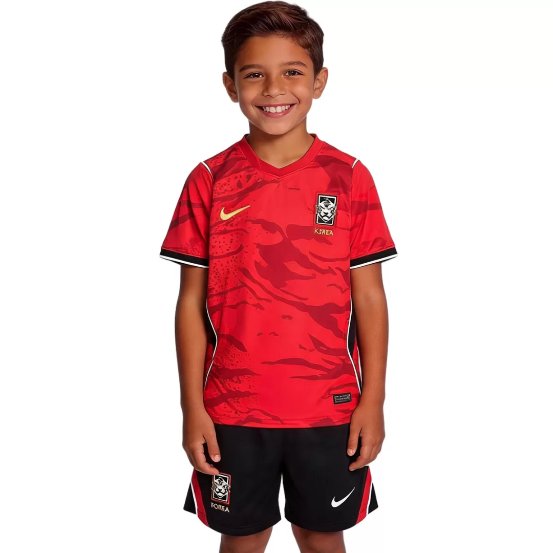 Kid's South Korea Home Kit World Cup 2026
