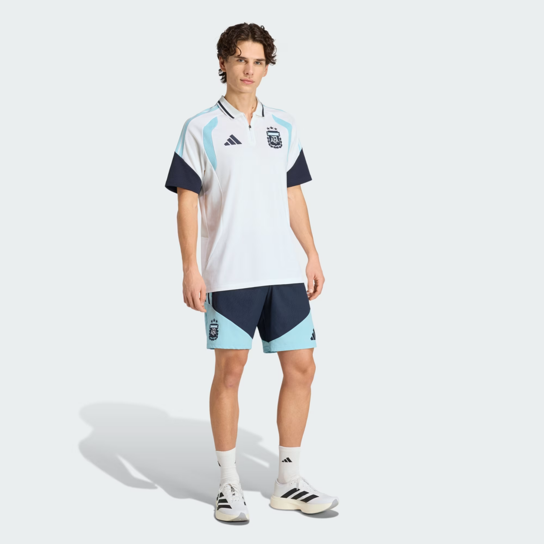 Argentina Tiro Training Polo Jersey White World Cup 2026