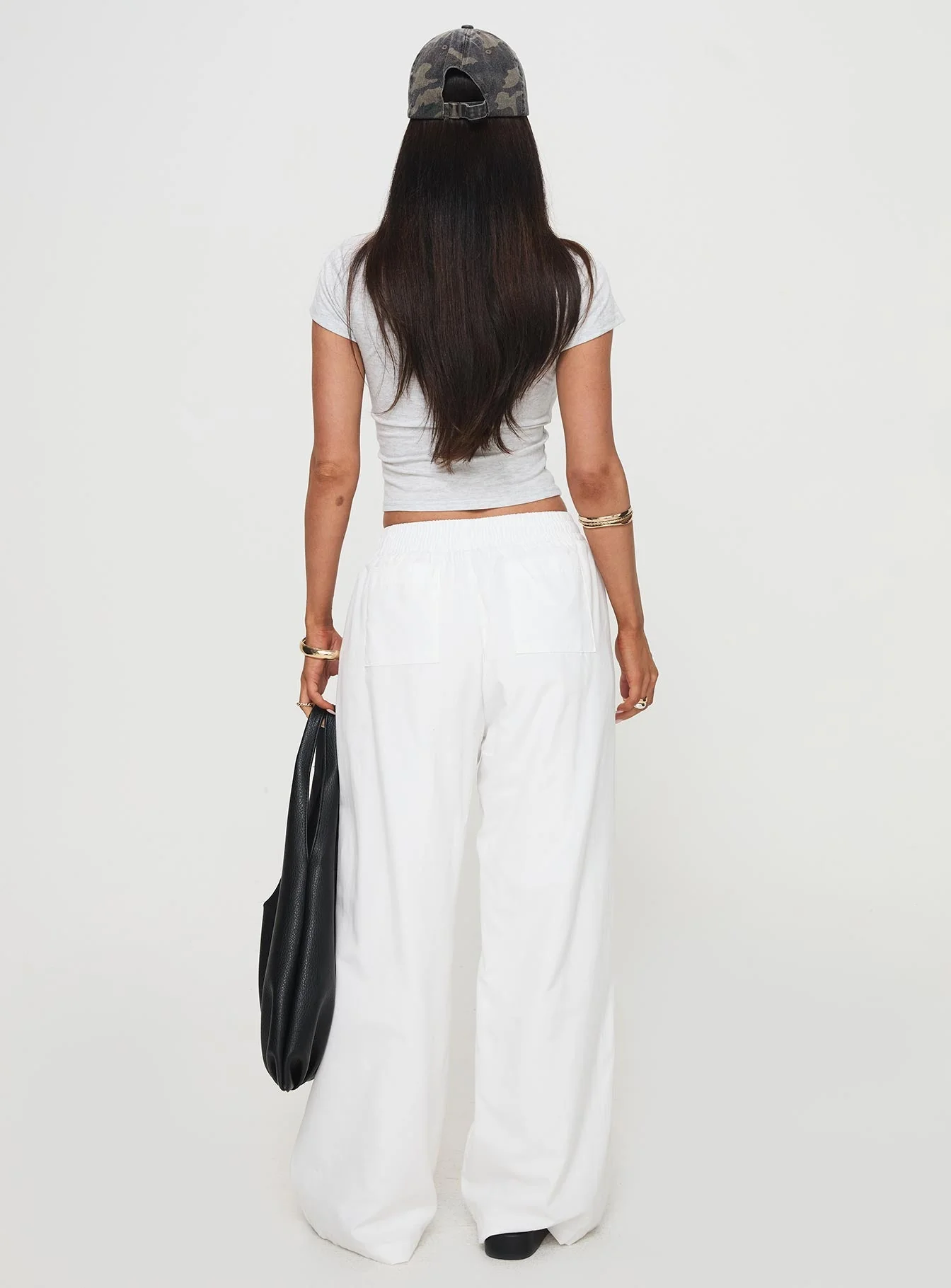 Beach House Pants White Tall