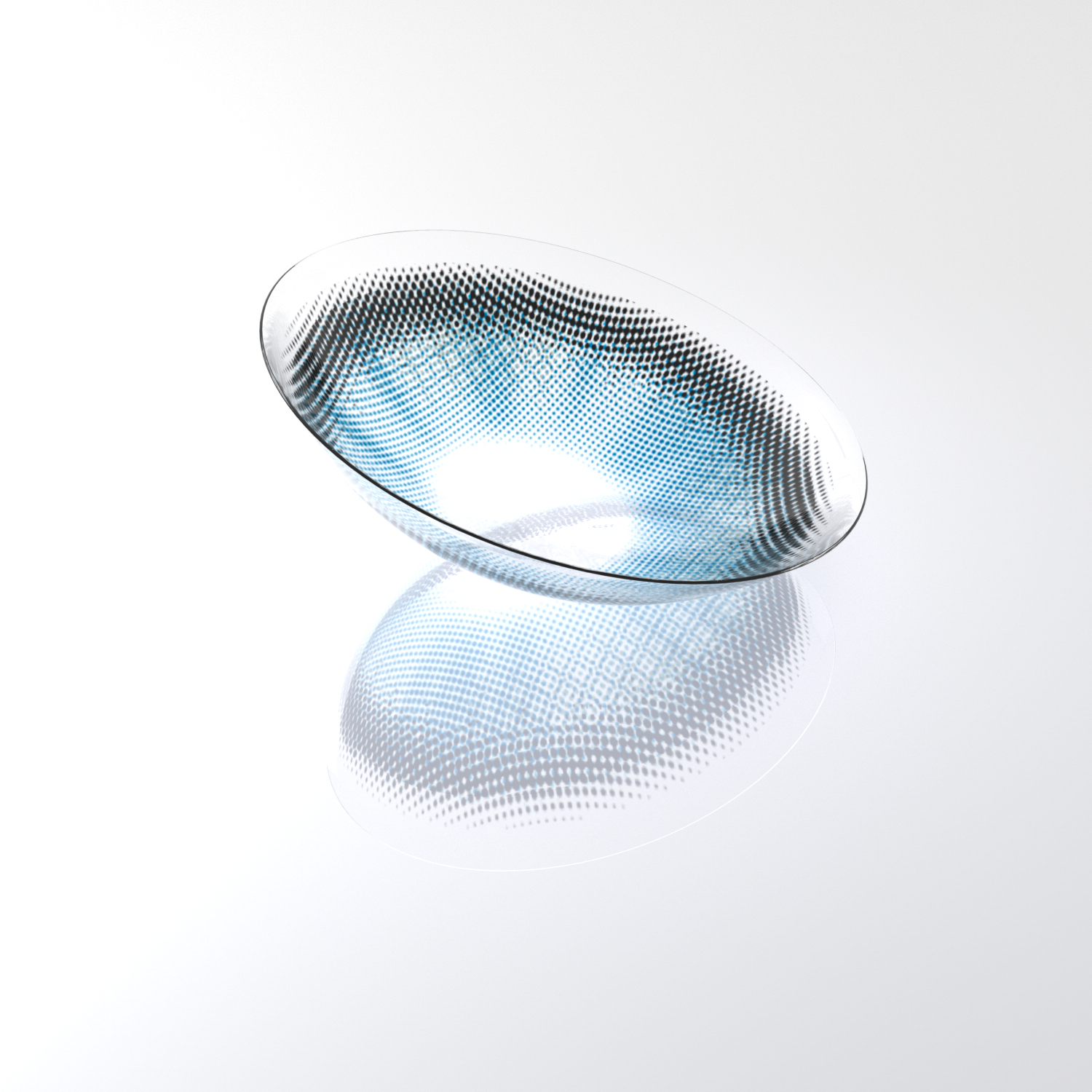 BONVIRO Aqua Drift Colored Contact Lenses | Soft Teal Blue Tone | 6 Months Wear