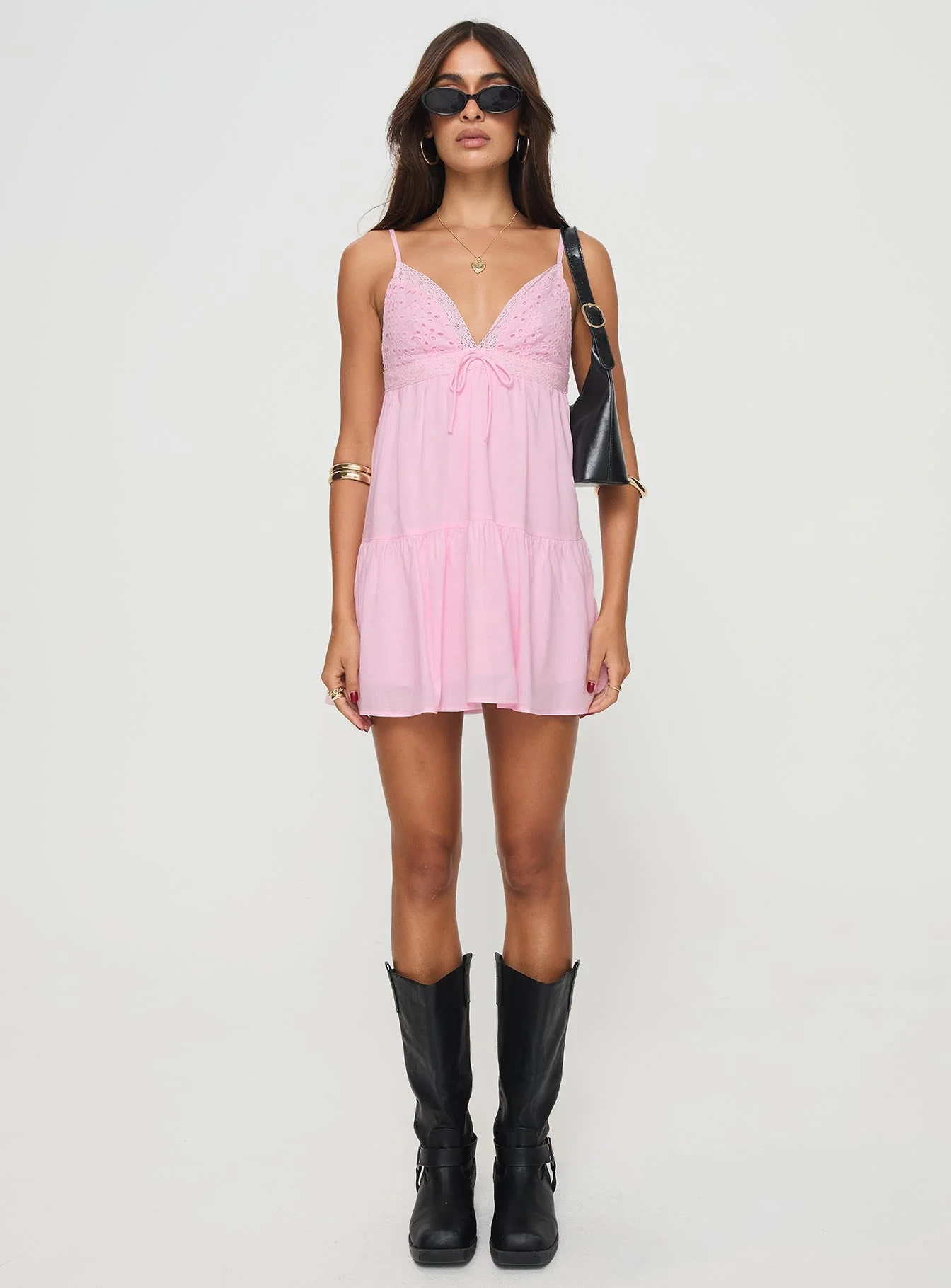 Nicoletta Mini Dress Light Pink