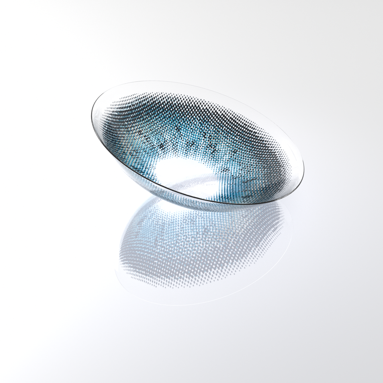 Icy Blue Plaid Colored Contacts | Natural Daily Wear, 6 Months Wear