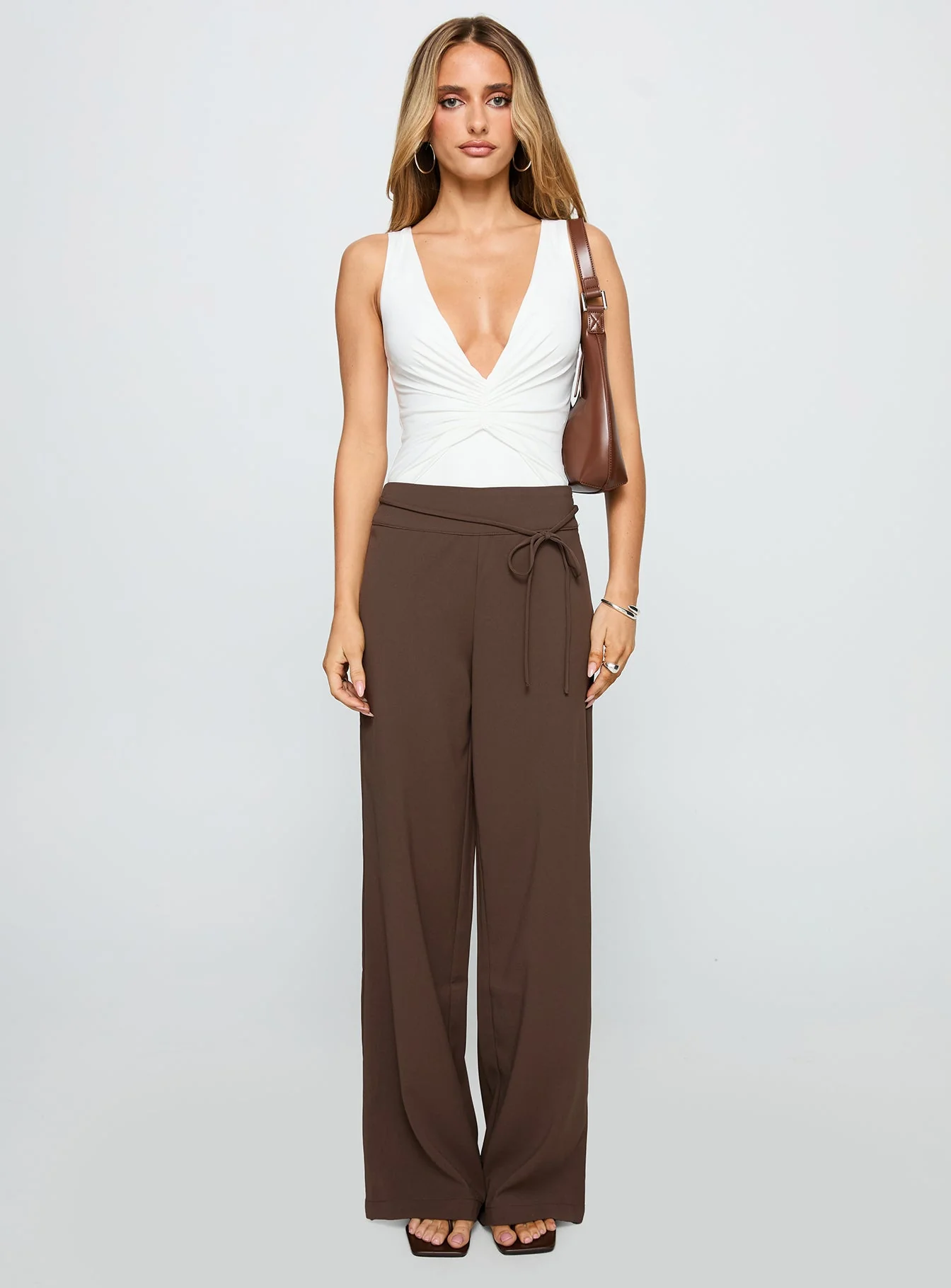 Midnight In Paris Backless Bodysuit White