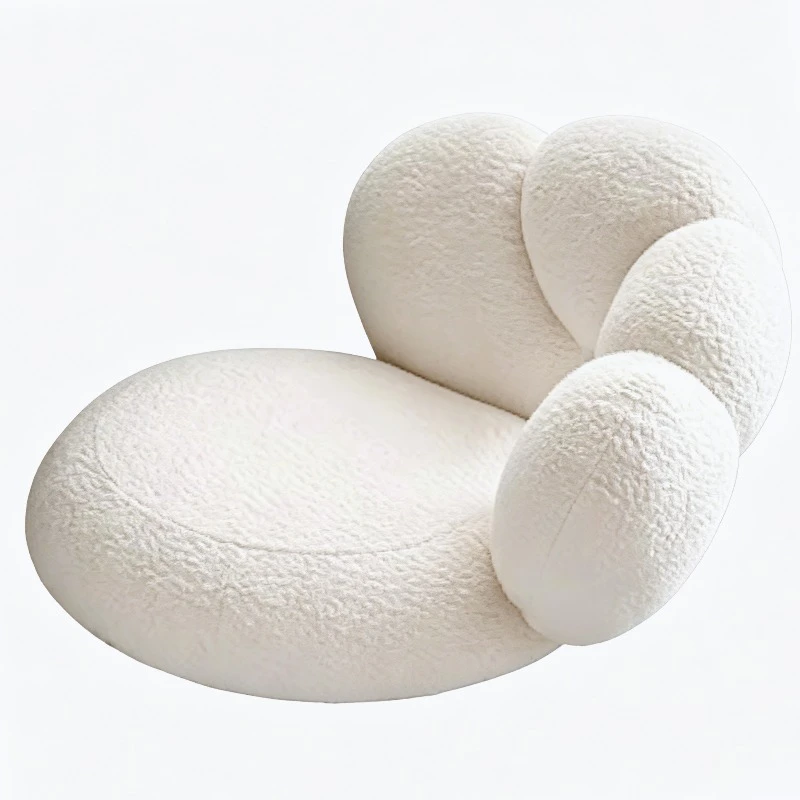 Cat Paw Plush Makeup Chair