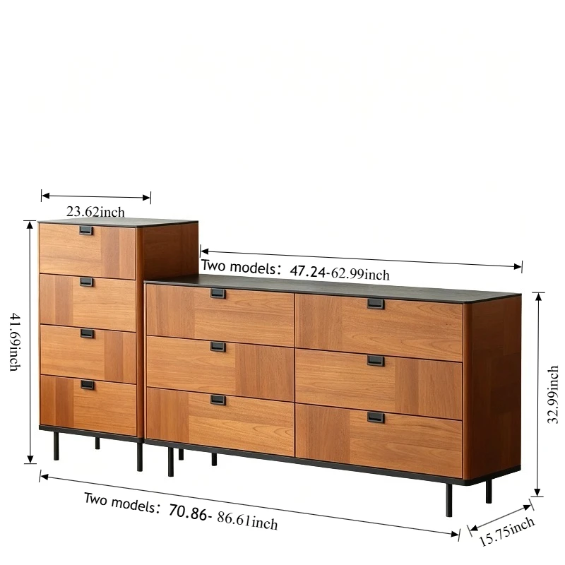 solid wood cabinet, modular(70.86-86.61