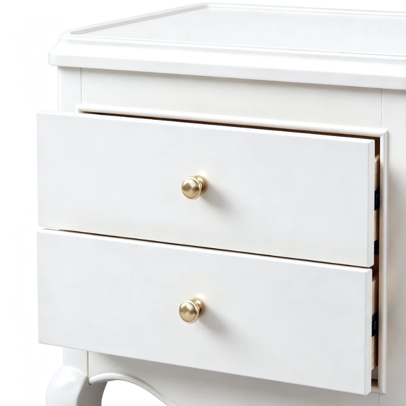 Carved Solid Wood Nightstand(21.65
