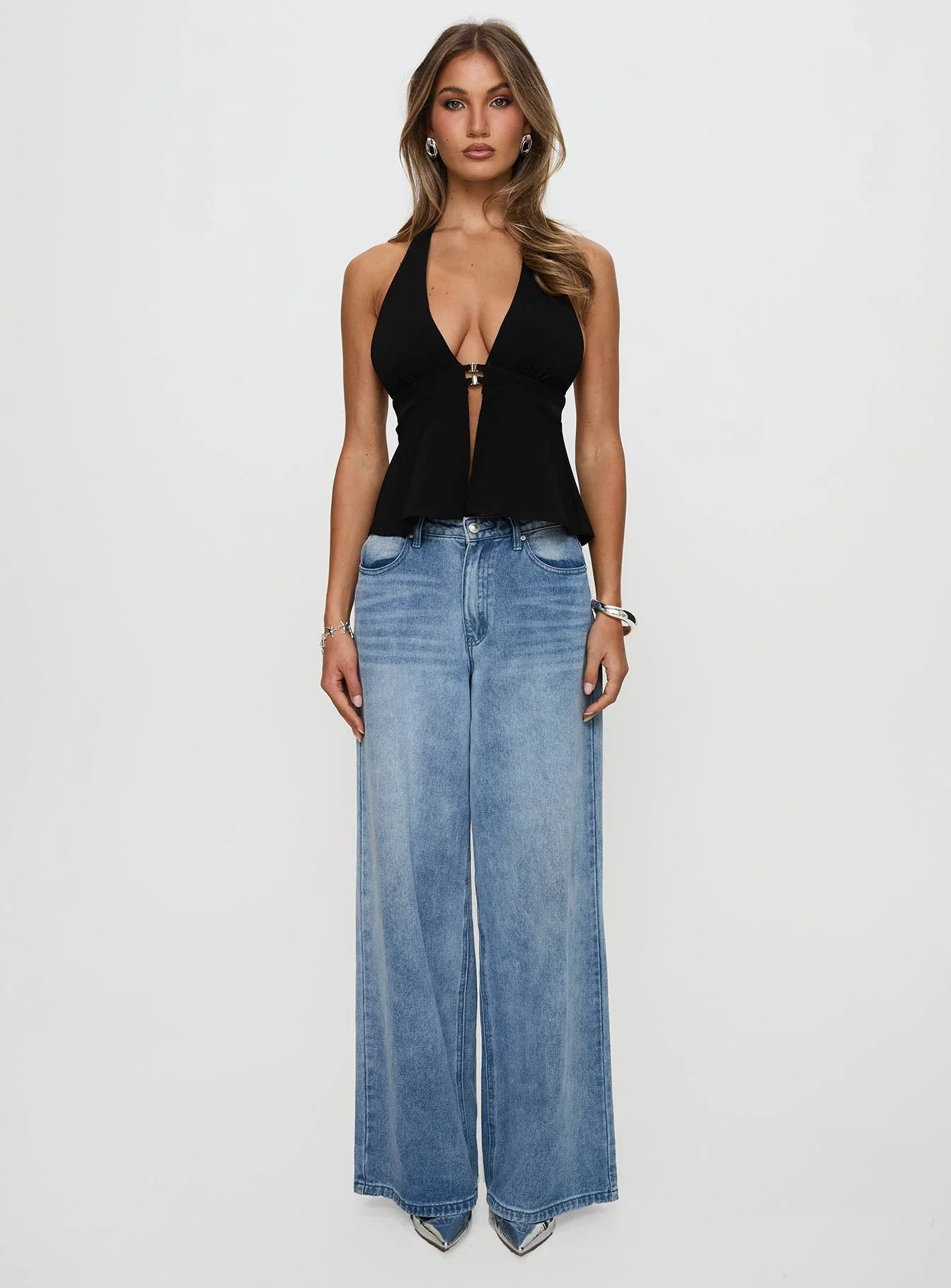 Brealle Halter Top Black