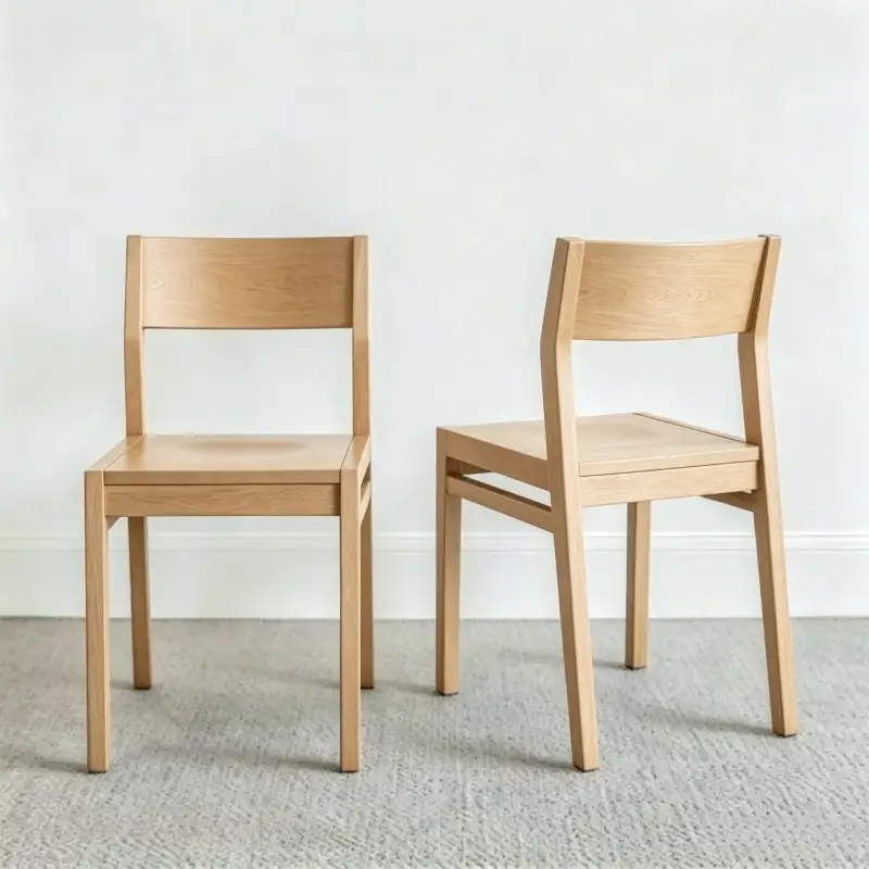 Solid wood dining chair(Set of 2)