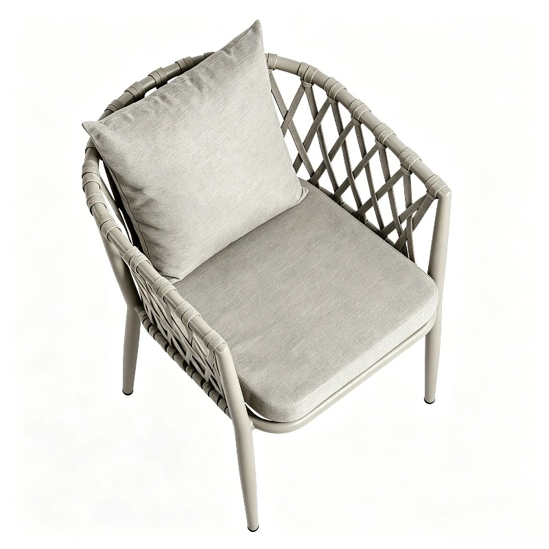 Handwoven Rope Outdoor Chair