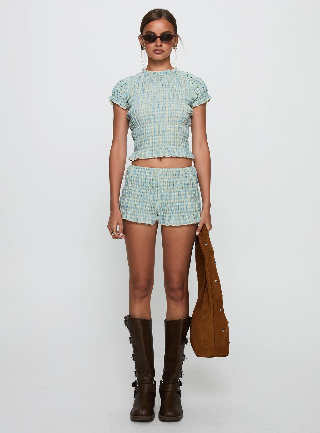 Go Retro Shirred Set Multi