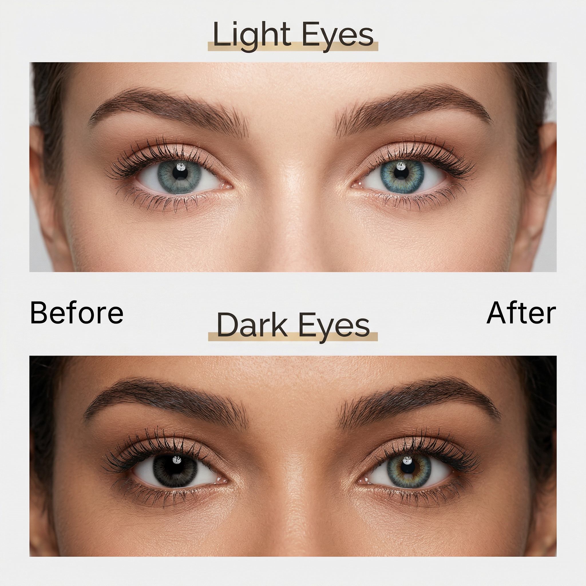 BONVIRO Glacier Green 6-Month Wear Colored Contact Lenses