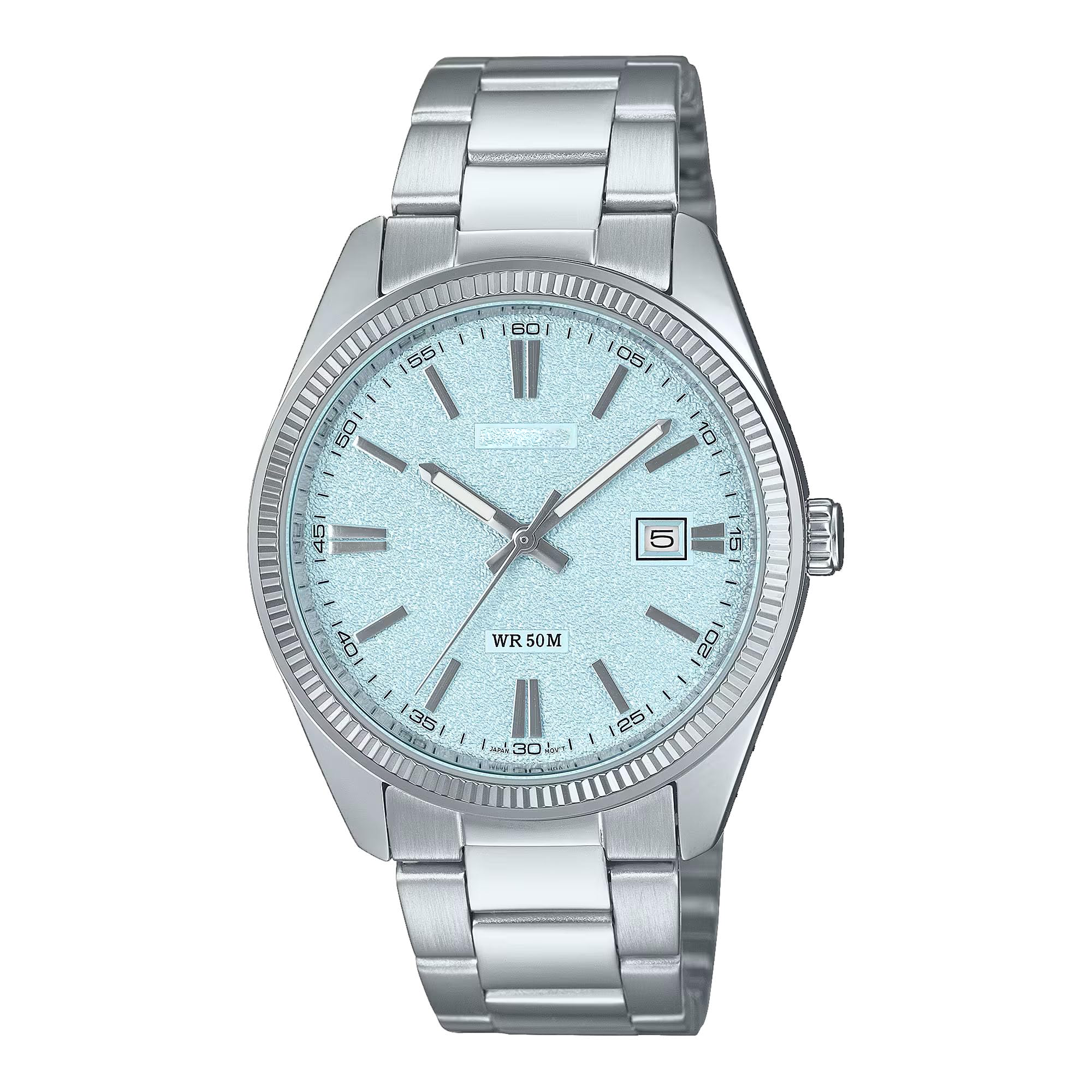 200M Blue Bezel Diver Watch with Day-Date