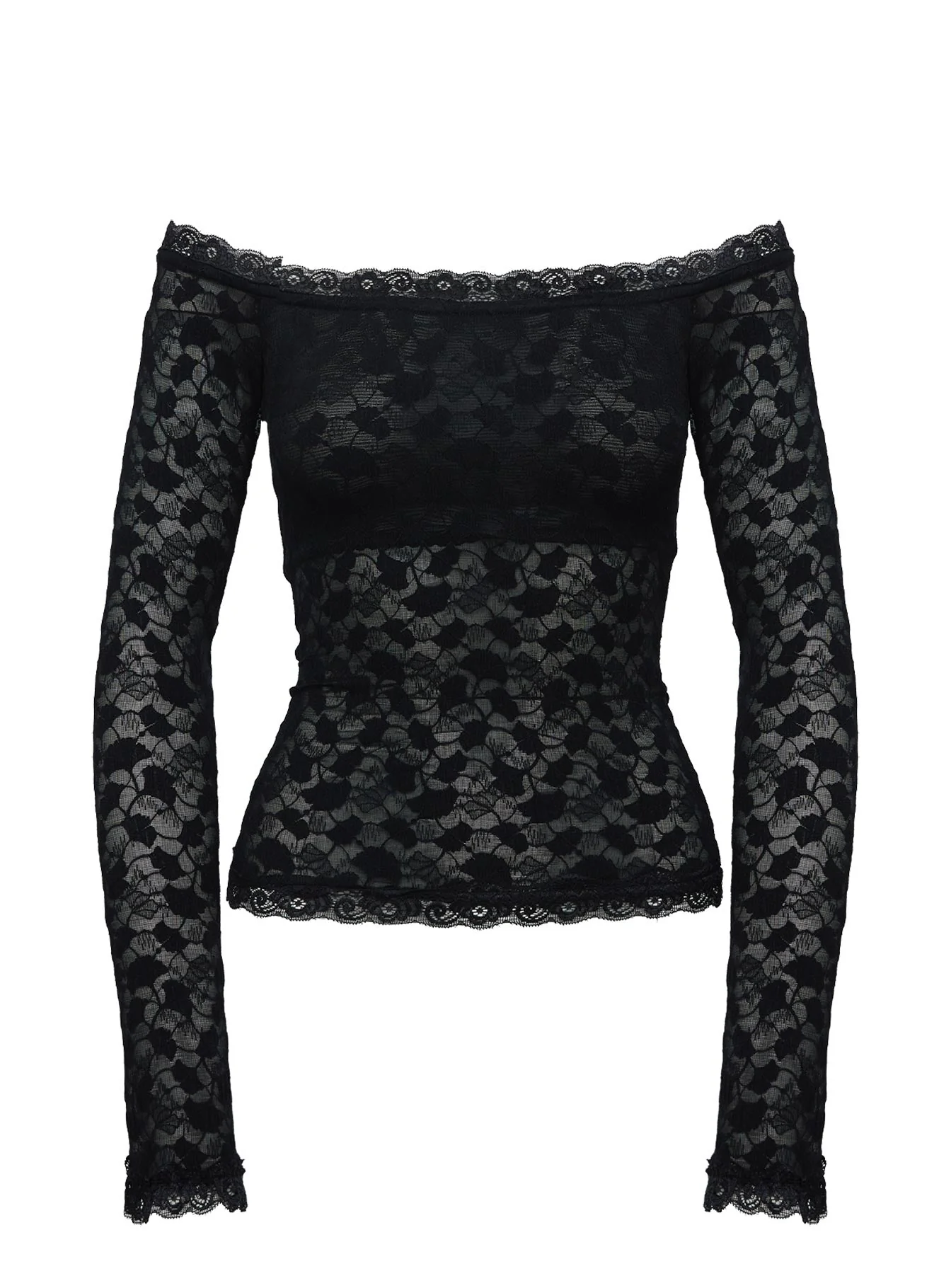 Mochapella Off The Shoulder Top Black