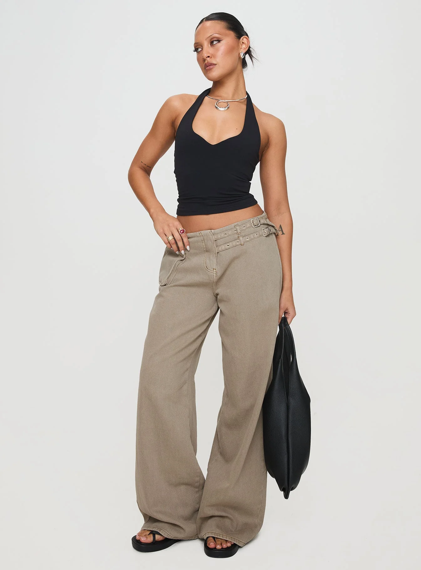 Paltrow Cargo Jeans Washed Brown