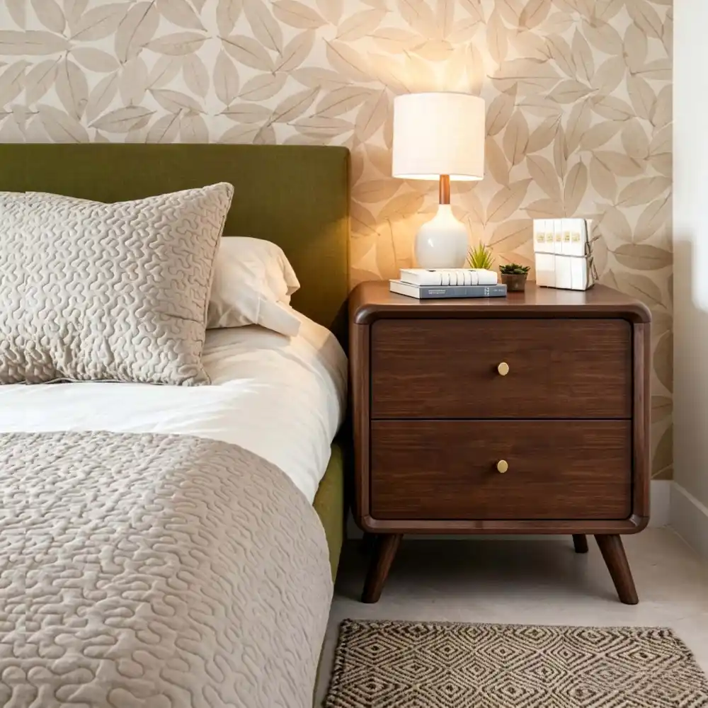 Why This Solid Oak Nightstand Is the Bedroom Upgrade I Didn't Know I Needed