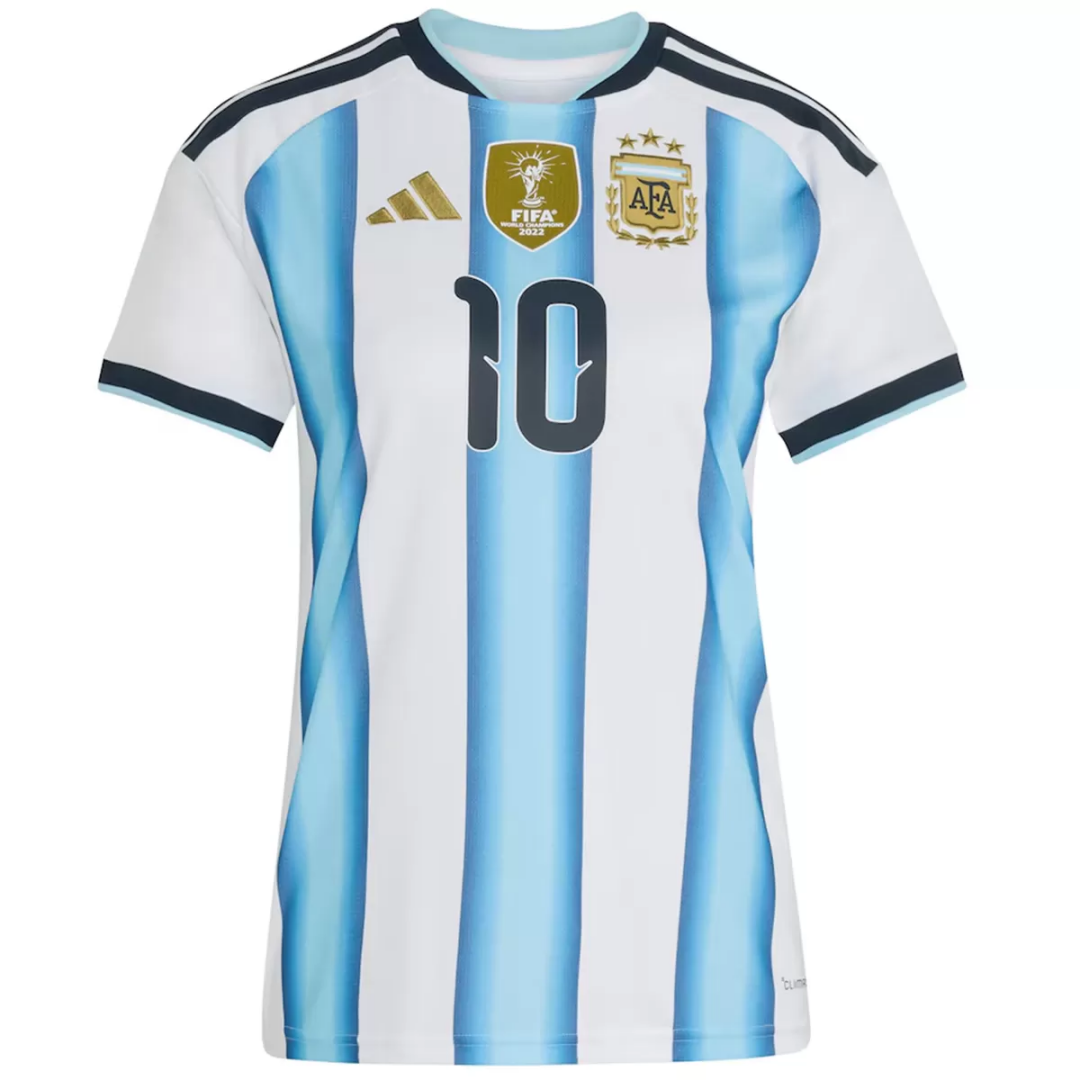 Messi #10 Women's Argentina Home Jersey World Cup 2026