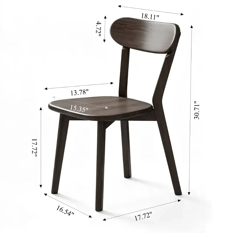 Dining chair, back support