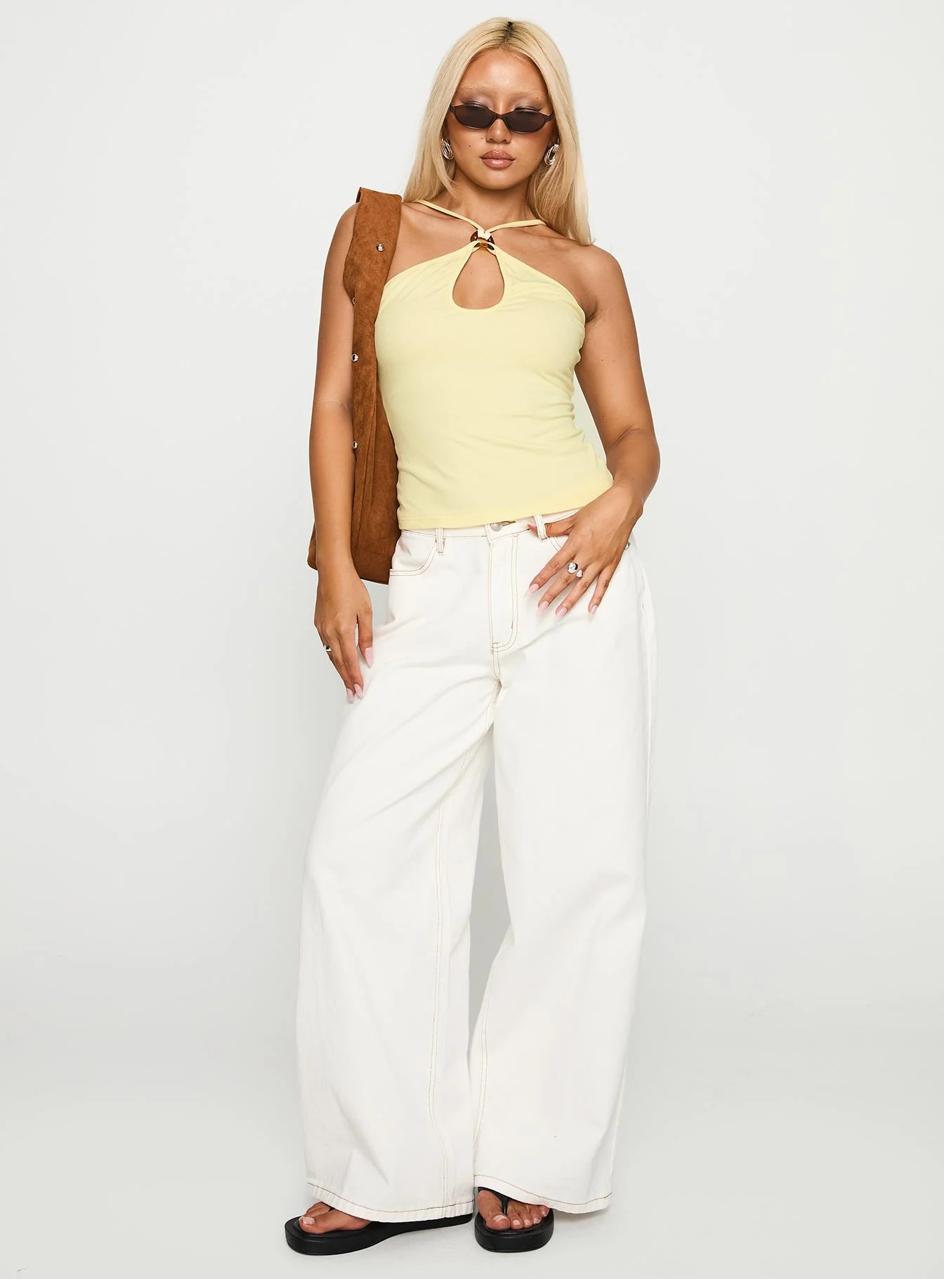 Luminarie Cut Out Top Lemon
