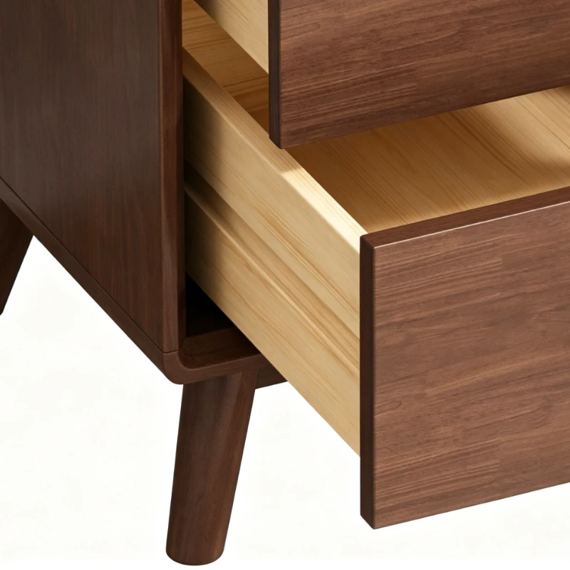 Solid oak nightstand（17.72