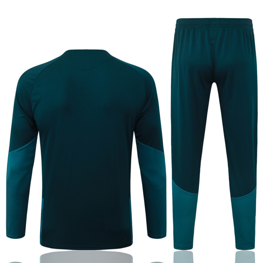 Kid's Real Madrid 1/4 Zipper Sweat Kit(Top+Pants) 2026/27