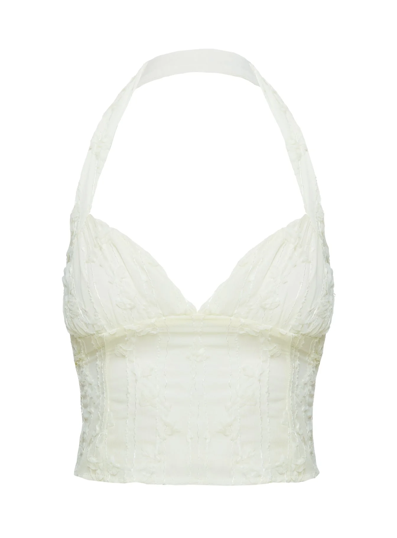 Aspyn Halter Top Yellow