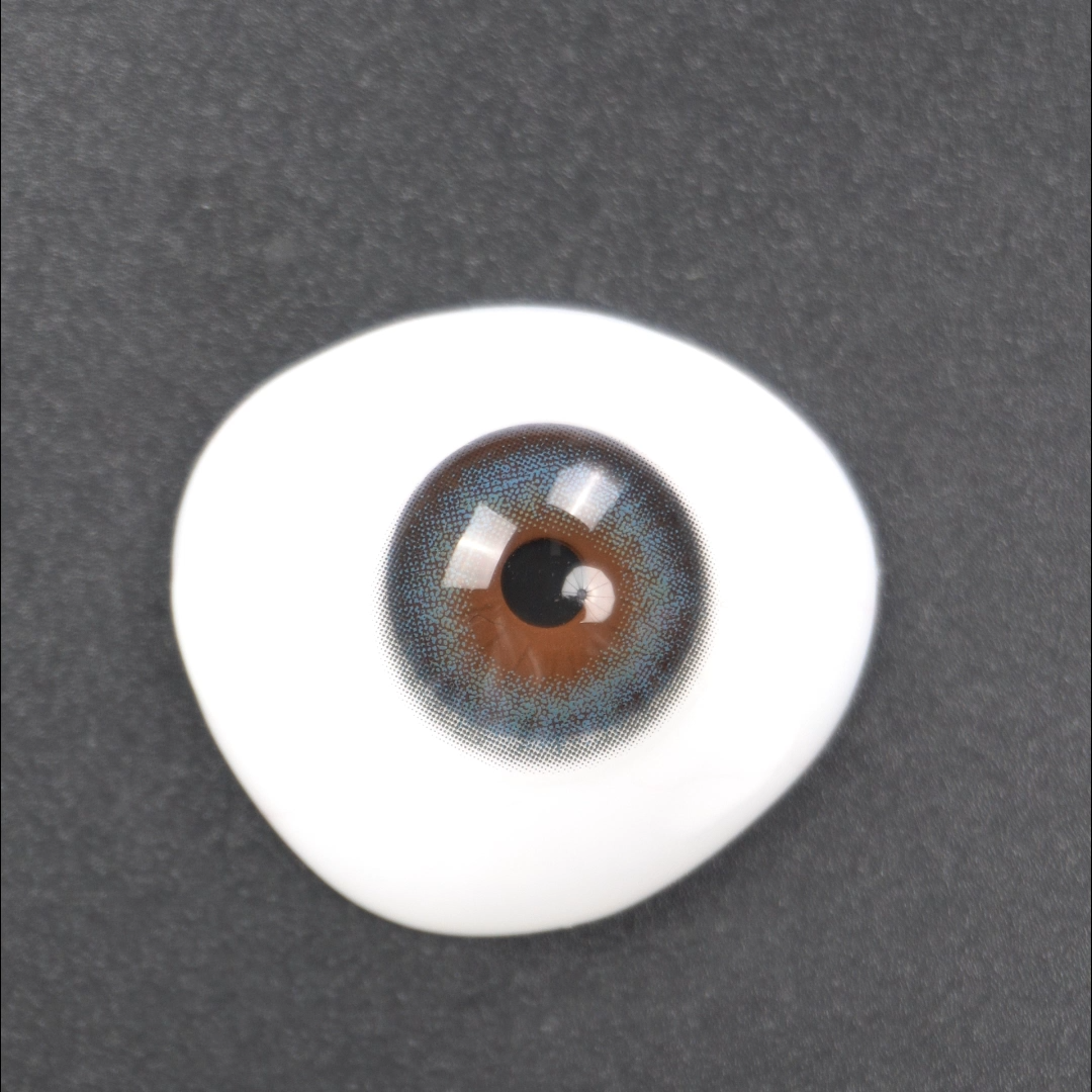 BONVIRO Sky Blue Colored Contact Lenses – Natural Translucent Blue Contacts for Dark Eyes | 6 Months Wear