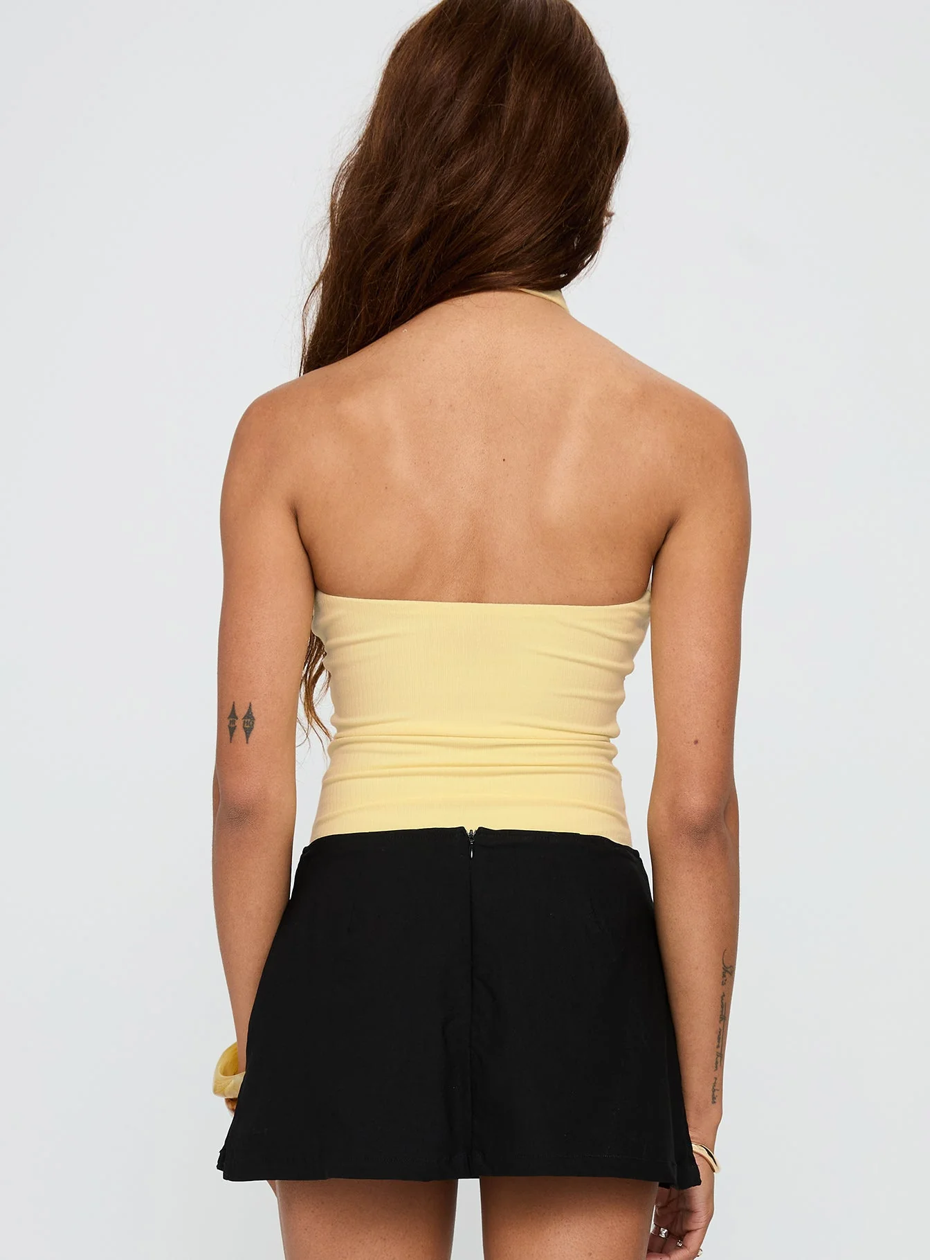 Dulce Vita Hardware Detail Bodysuit Lemon