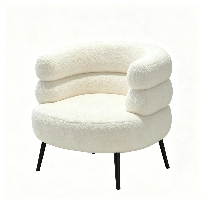 Fuzzy makeup stool