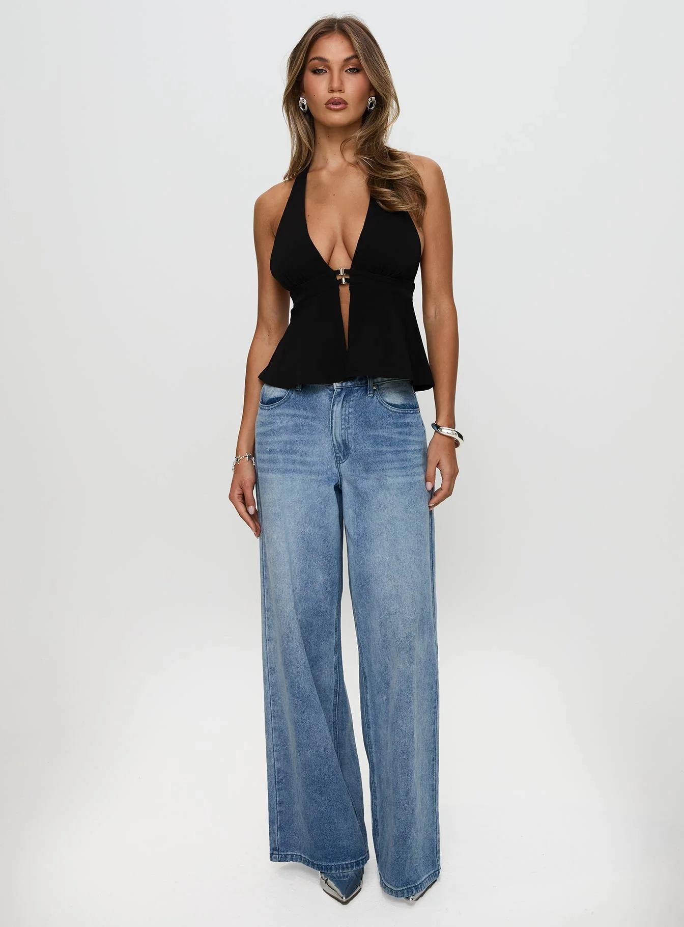 Brealle Halter Top Black