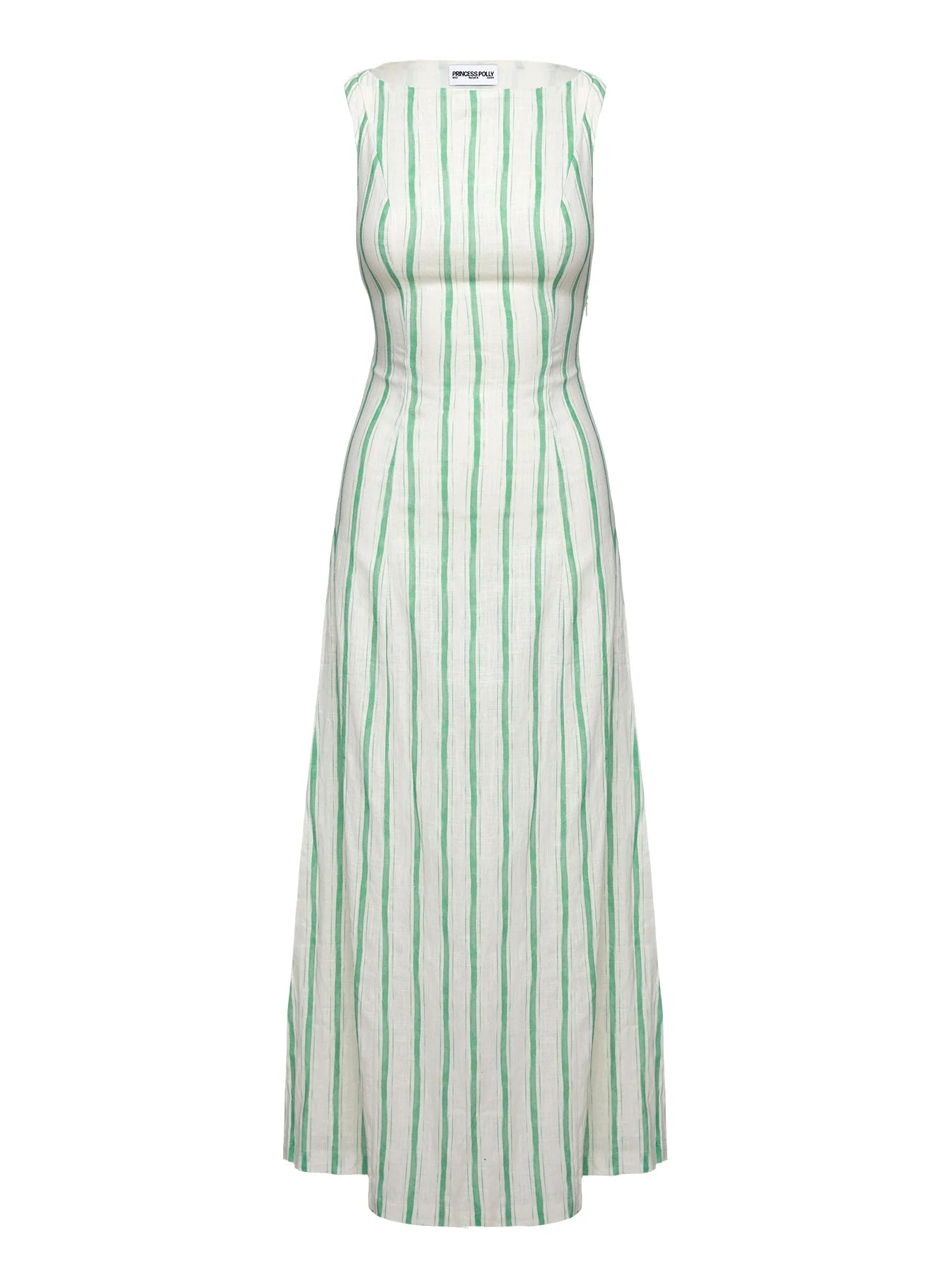 Lewisa Maxi Dress Green Stripe