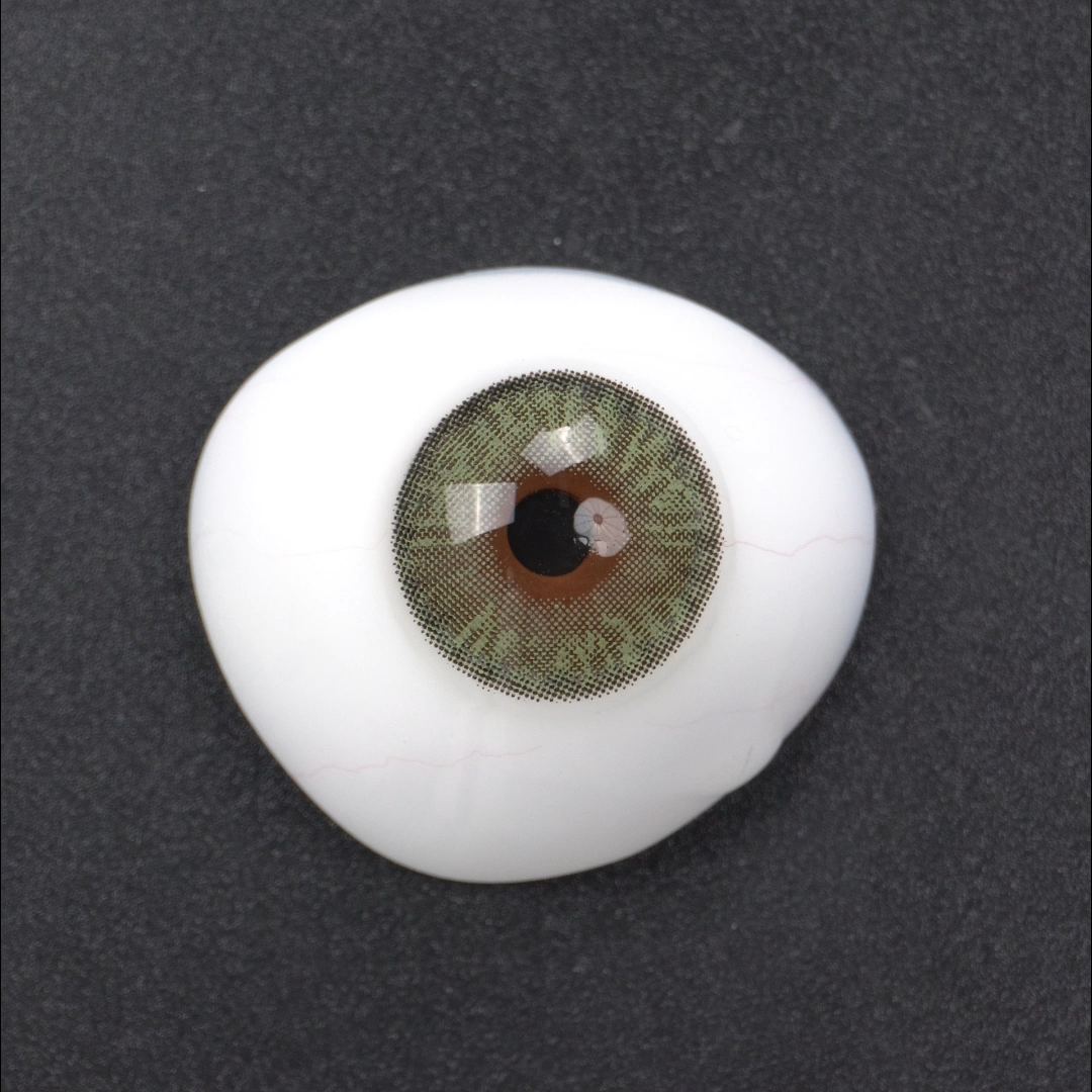BONVIRO Lime Hazel Colored Contacts – Bright Green Lenses for Dark Eyes | 6 Months Wear