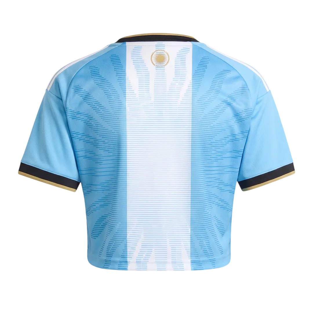 Women's Argentina Farewell Cropped Jersey For GOAT 2026