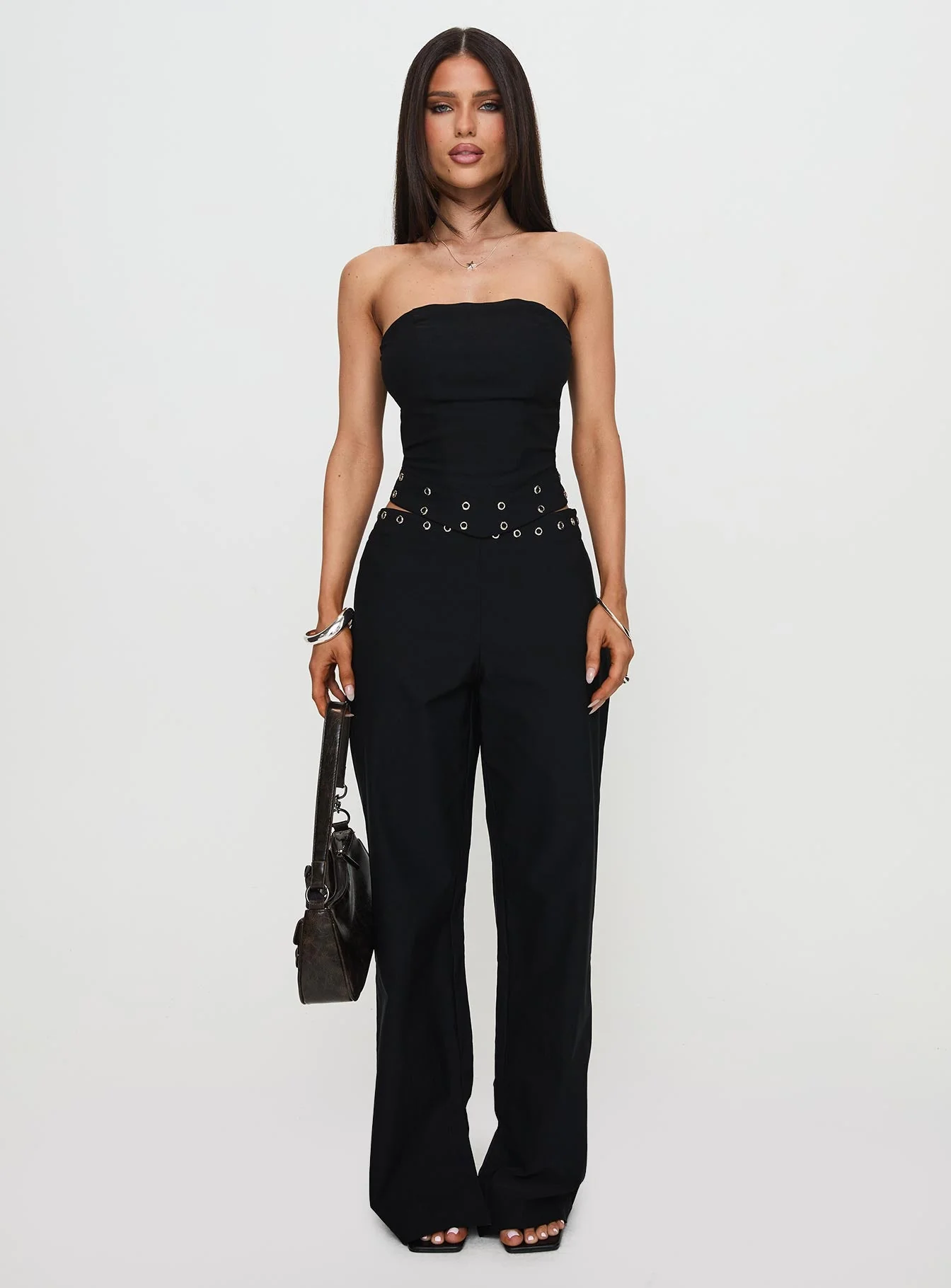 Passionette Strapless Top Black Petite